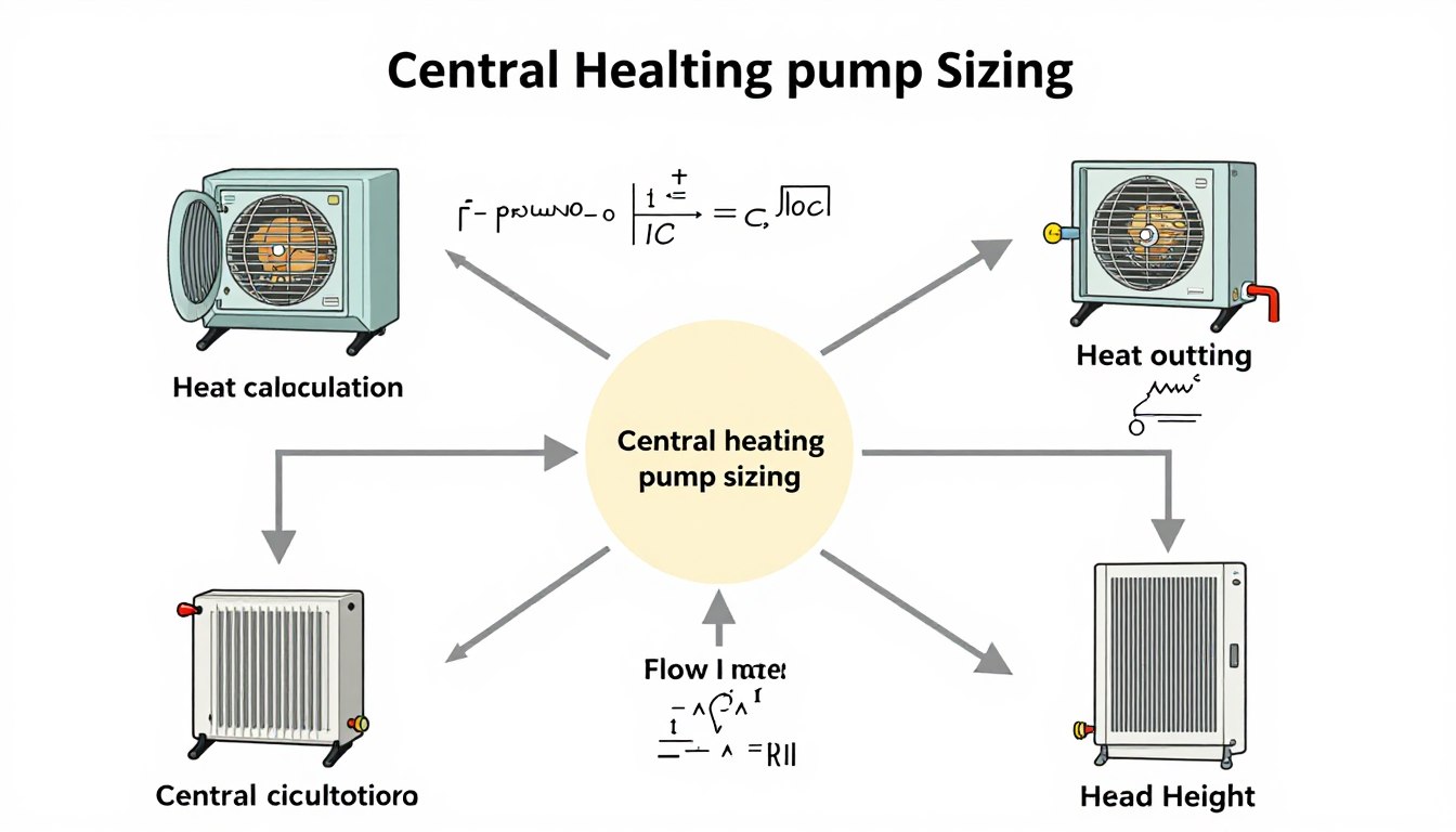 central heating pump sizing