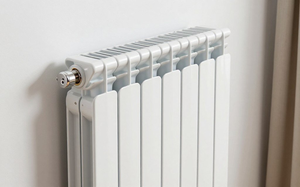 Modern low temperature radiator designed for air source heat pumps