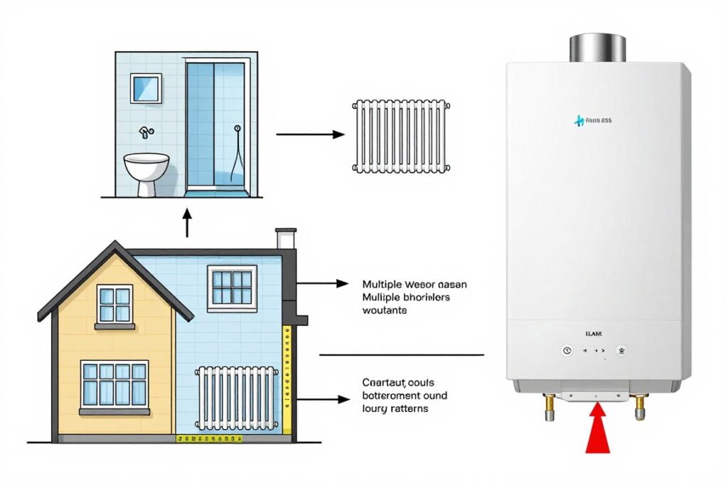 multiple factors affecting boiler size calculation