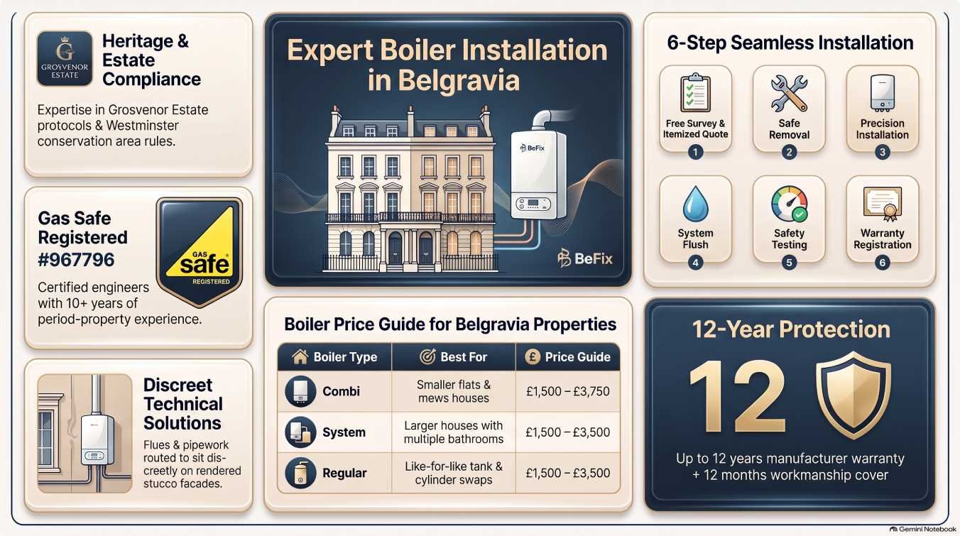 Boiler Installation in Belgravia