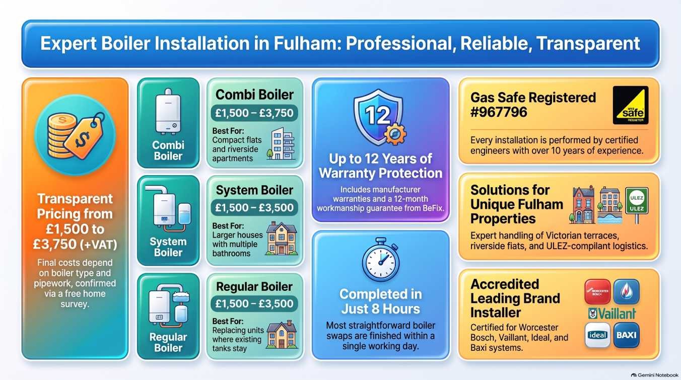 Boiler Installation in Fulham