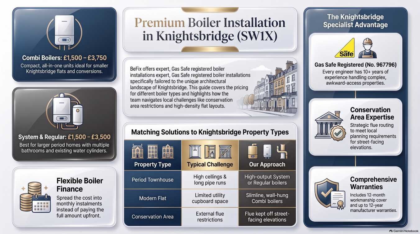 Boiler Installation in Knightsbridge