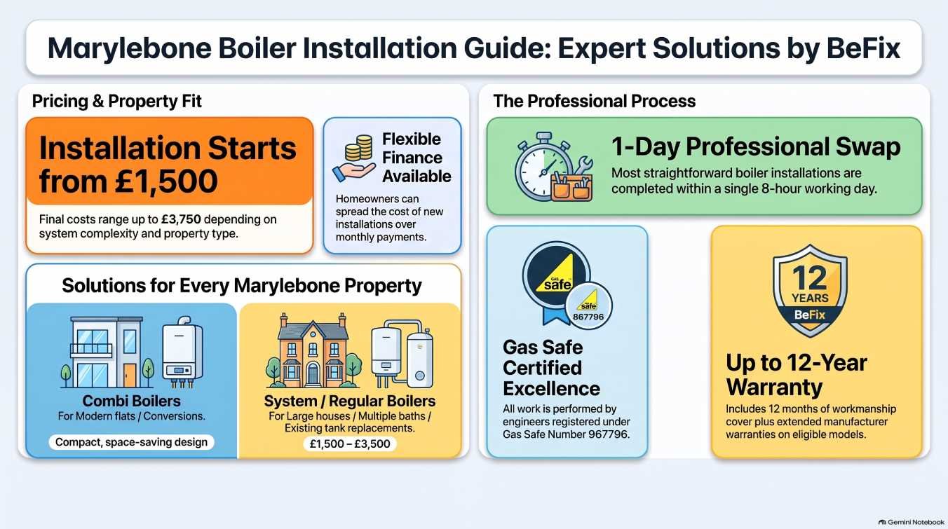 Boiler Installation in Marylebone
