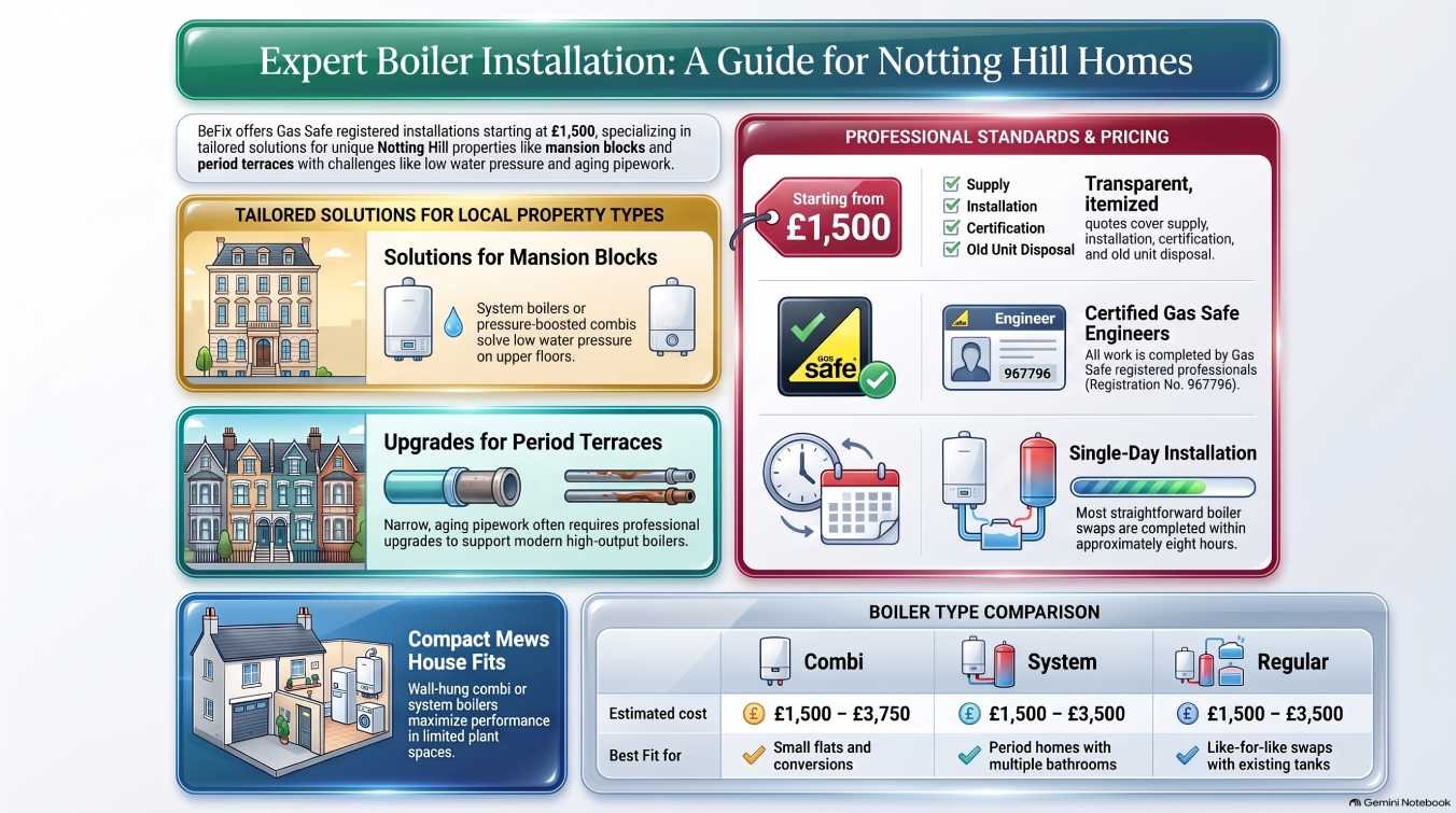 Boiler Installation in Notting Hill