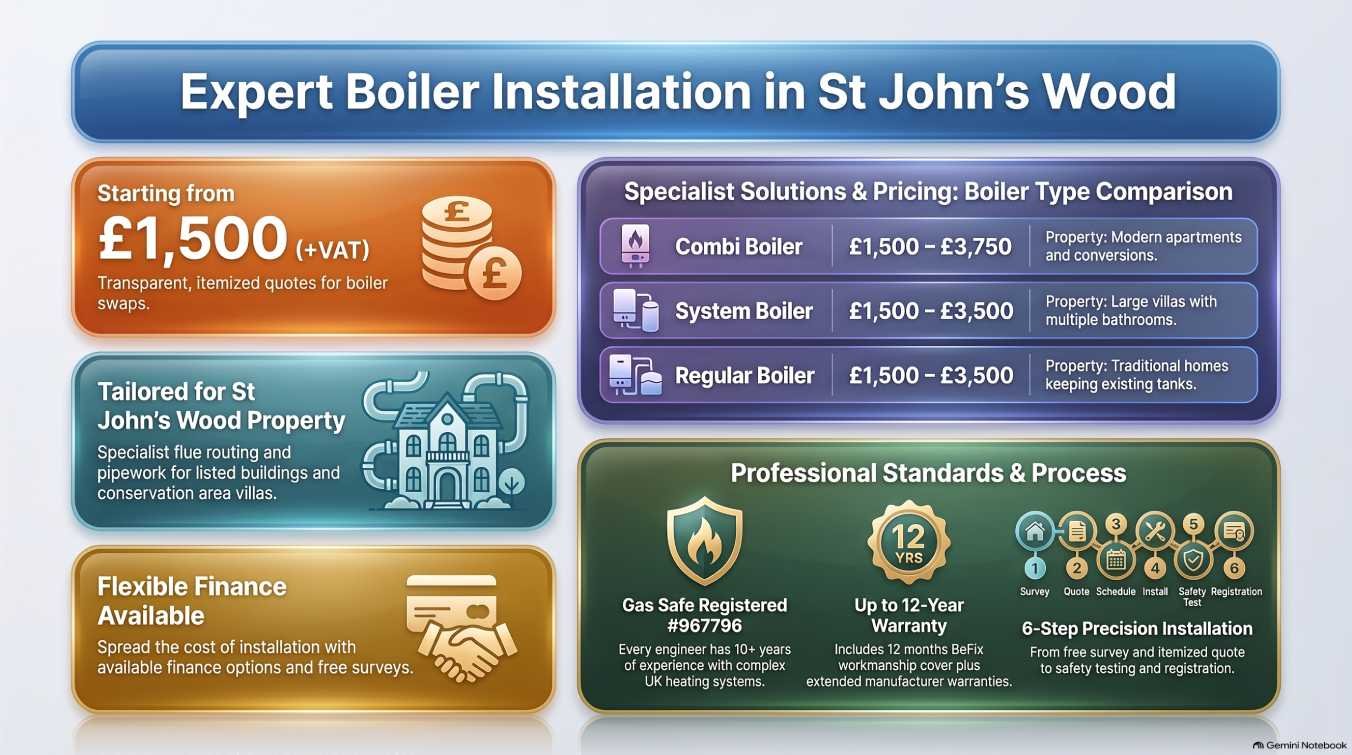 Boiler Installation in St John’s Wood