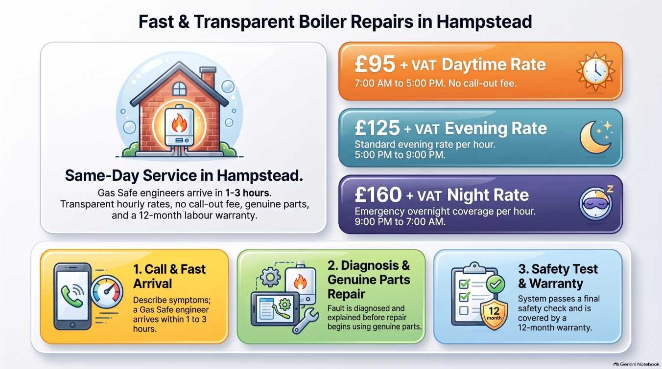 boiler repairs hampstead